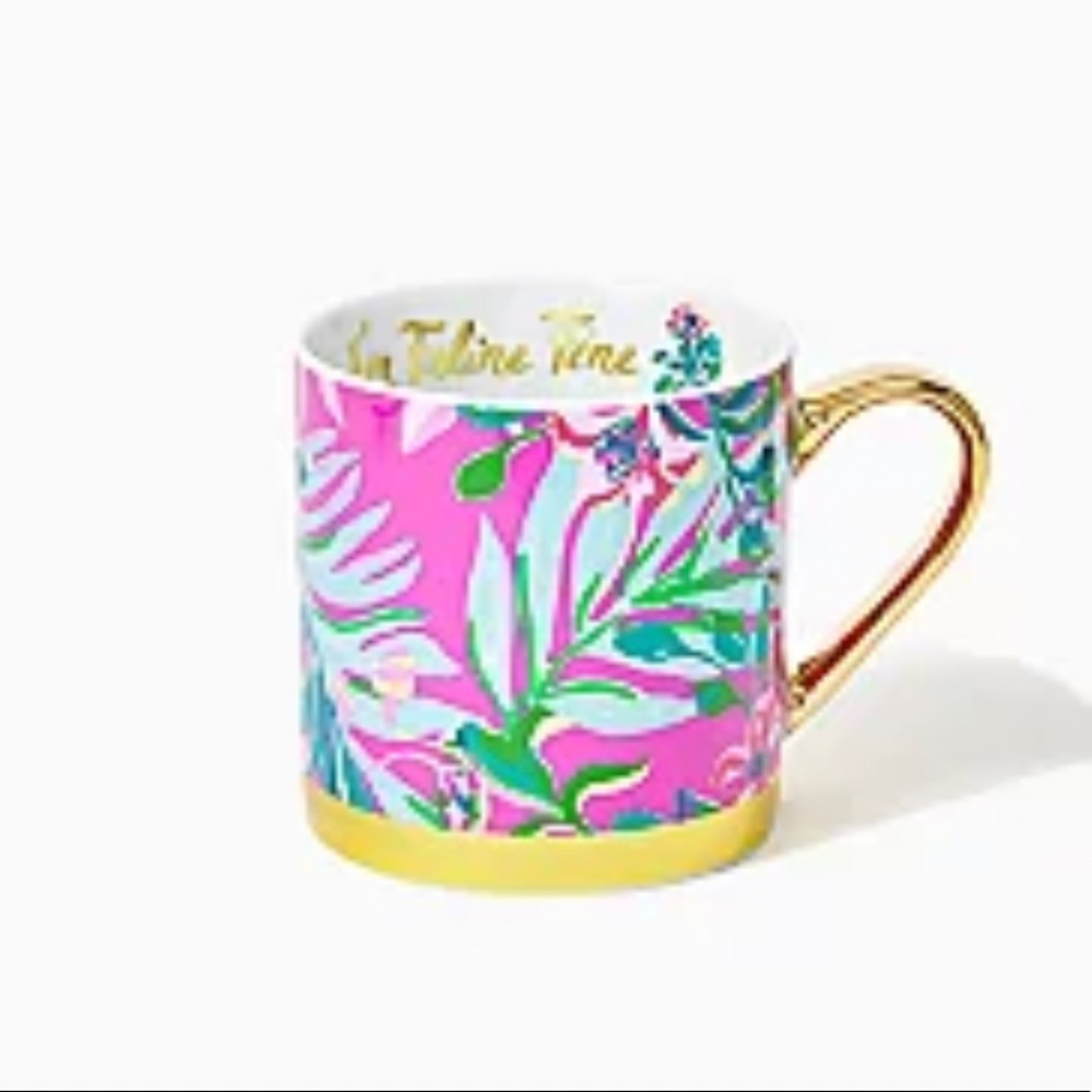 Lilly Pulitzer Printed Coffee Mug NEW UNOPENED